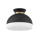 Crystorama - GID-4003-MK-VG - Deux lumières Plafonnier - Gidget - Noir mat + Or éclatant