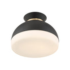 Crystorama - GID-4003-MK-VG - Deux lumières Plafonnier - Gidget - Noir mat + Or éclatant