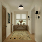 Crystorama - GID-4003-MK-VG - Deux lumières Plafonnier - Gidget - Noir mat + Or éclatant