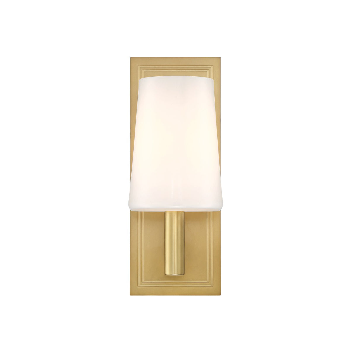 Crystorama - HGN-3901-AG - Une lumière Murale - Hogan - Laiton vieilli