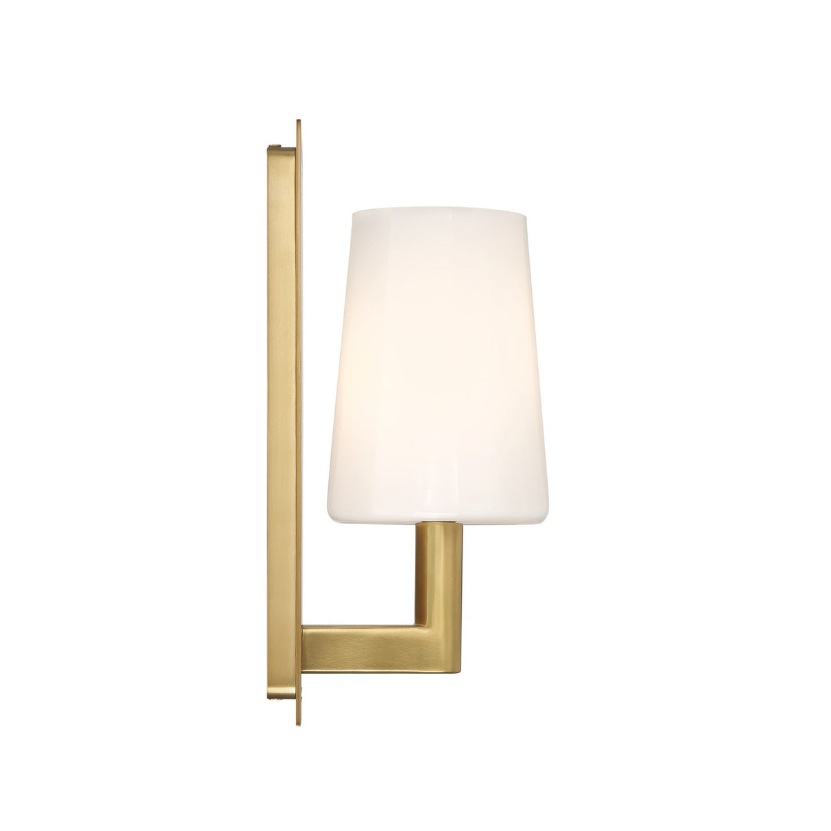 Crystorama - HGN-3901-AG - Une lumière Murale - Hogan - Laiton vieilli