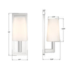 Crystorama - HGN-3901-CH - One Light Wall Sconce - Hogan - Polished Chrome