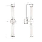 Crystorama - JAR-2302-PN - LED Murale - Jarvis - Nickel poli