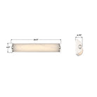 Crystorama - JAR-2311-PN - LED Murale - Jarvis - Nickel poli
