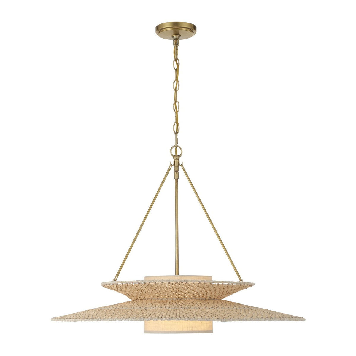 Crystorama - JNP-10543-SG - One Light Chandelier - JANIPHER - Soft Gold
