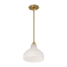 Crystorama - LAY-303-LG - Une lampe Suspension - Layton - Luxe Gold