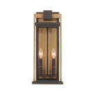 Crystorama - LDL-902-TZ-TG - Two Light Outdoor Wall Sconce - Lendel - Twilight Bronze + Textured Gold
