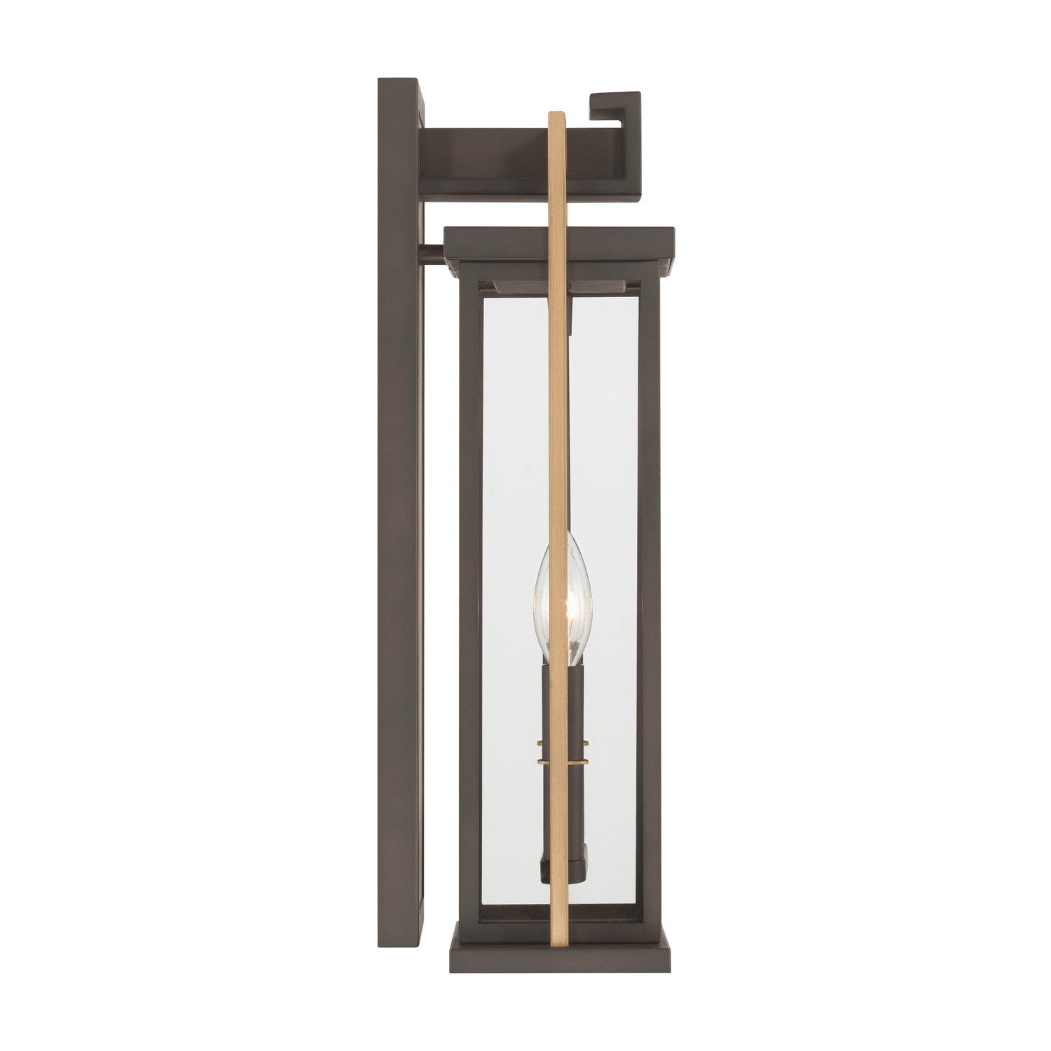 Crystorama - LDL-902-TZ-TG - Deux lampes extérieures Murale - Lendel - Bronze crépuscule + Or texturé