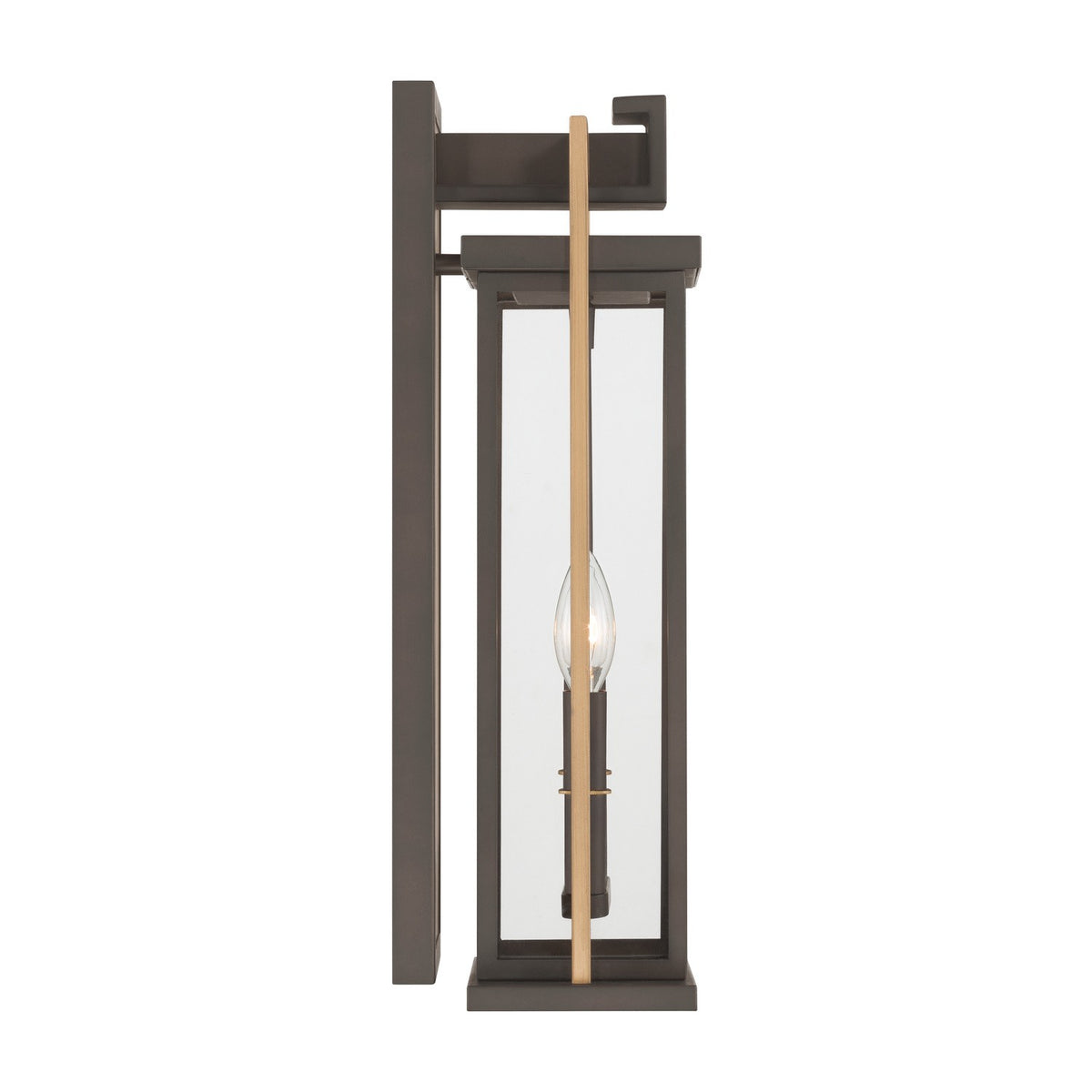 Crystorama - LDL-902-TZ-TG - Deux lampes extérieures Murale - Lendel - Bronze crépuscule + Or texturé