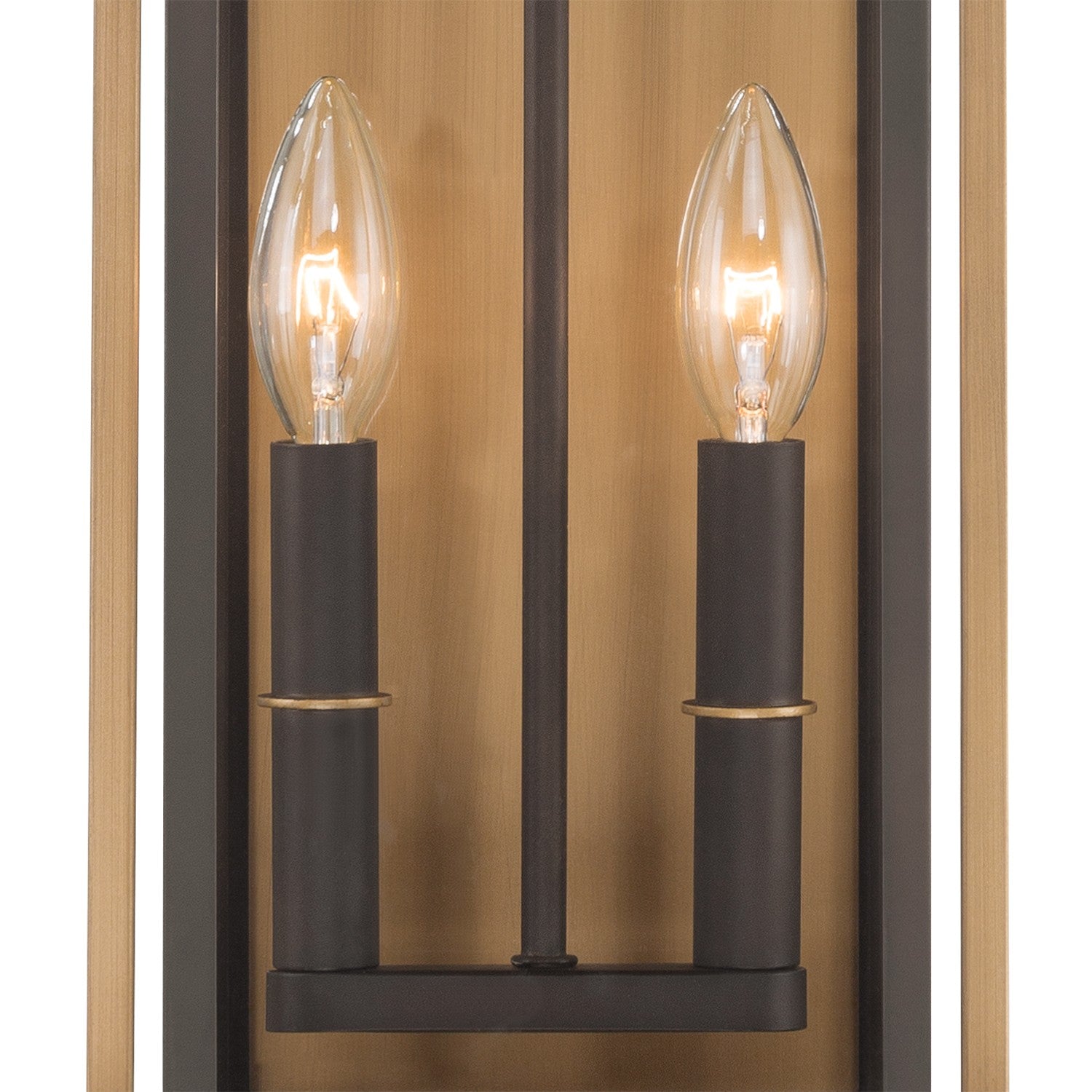 Crystorama - LDL-902-TZ-TG - Deux lampes extérieures Murale - Lendel - Bronze crépuscule + Or texturé