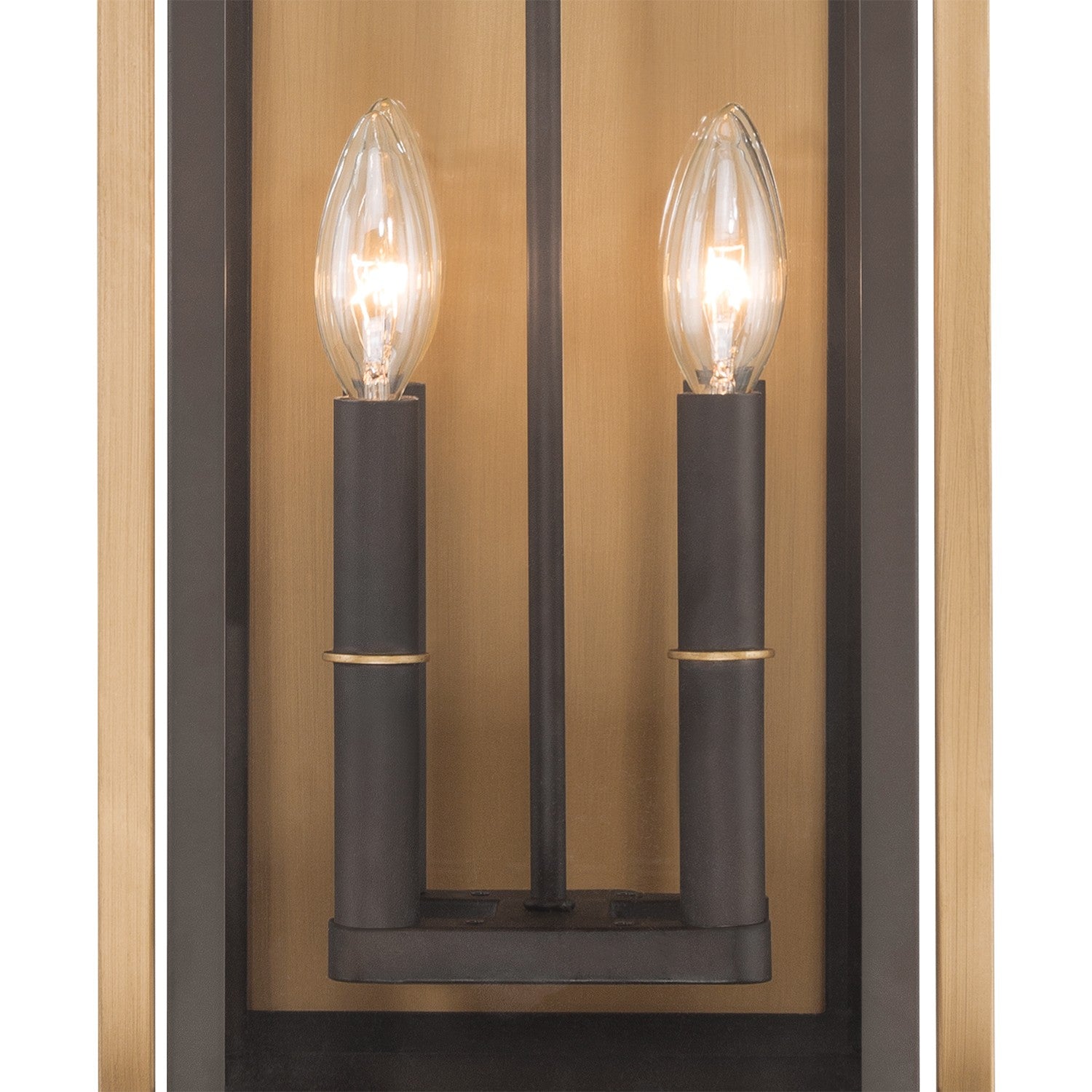Crystorama - LDL-904-TZ-TG - Quatre lampes extérieures Murale - Lendel - Bronze crépuscule + Or texturé