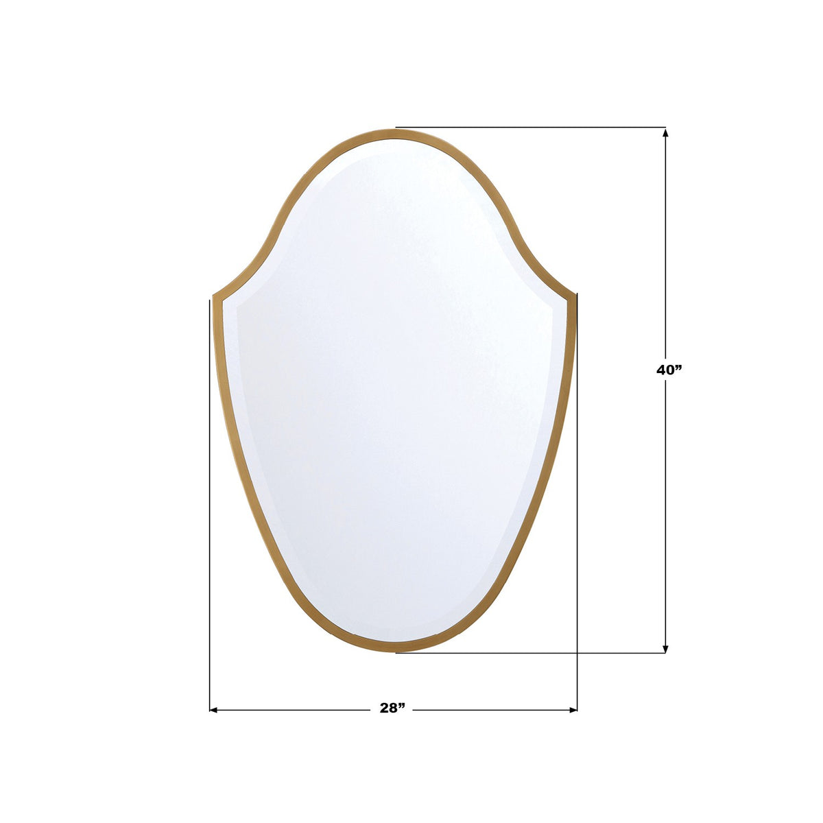 Crystorama - LIN-M428-GA - Mirror - Lindee - Antique Gold