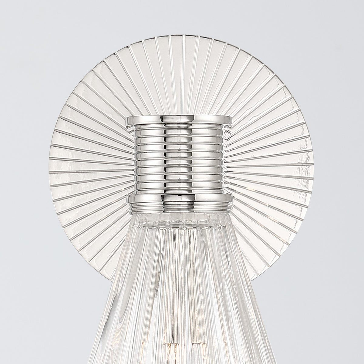 Crystorama - LOT-701-PN - One Light Wall Sconce - Lotus - Polished Nickel