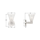 Crystorama - LOT-701-PN - One Light Wall Sconce - Lotus - Polished Nickel