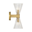Crystorama - LOT-702-LG - Two Light Wall Sconce - Lotus - Luxe Gold