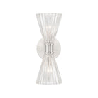 Crystorama - LOT-702-PN - Two Light Wall Sconce - Lotus - Polished Nickel