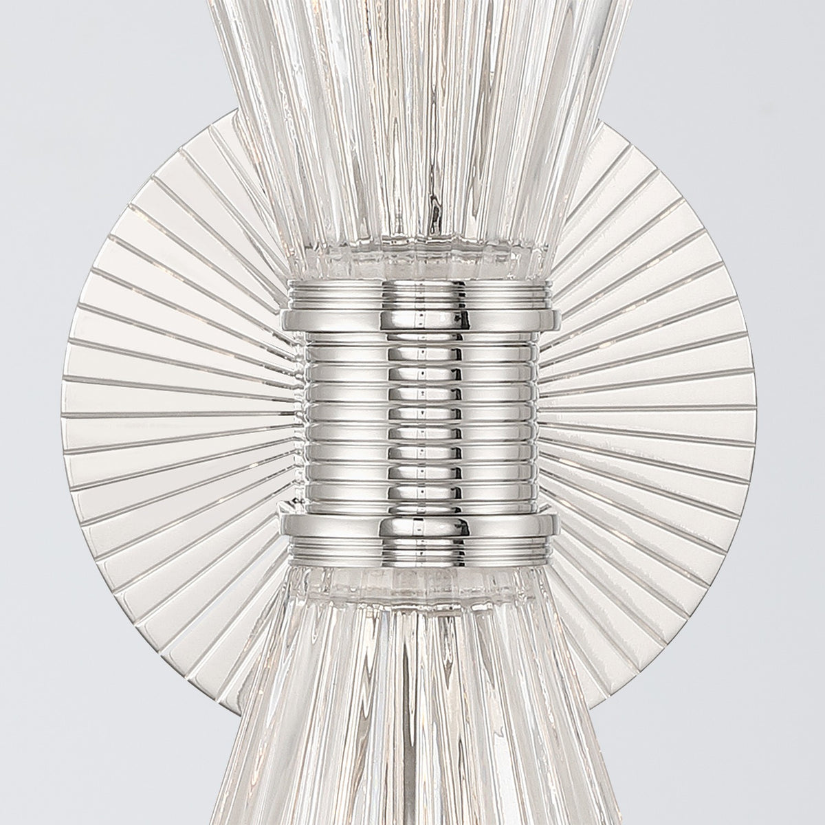 Crystorama - LOT-702-PN - Two Light Wall Sconce - Lotus - Polished Nickel