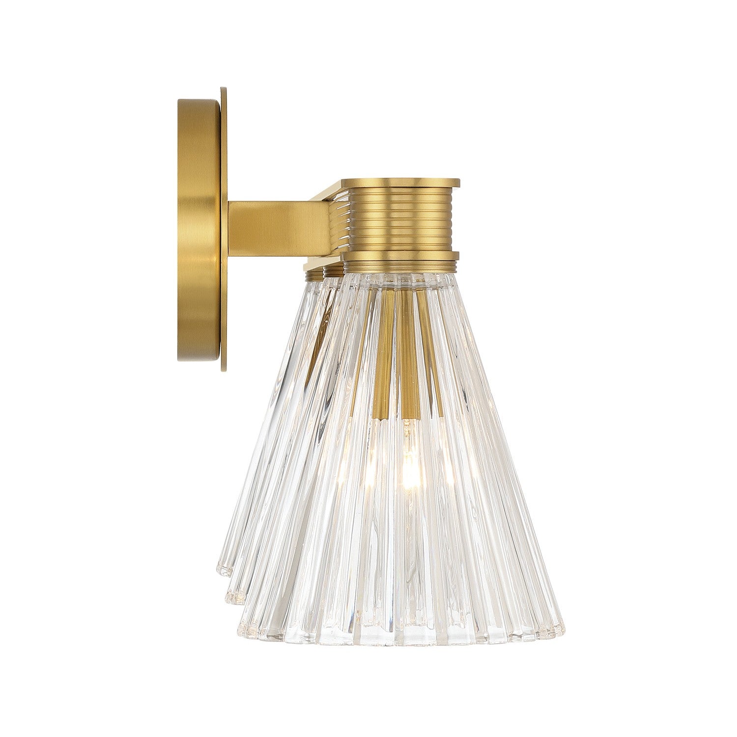 Crystorama - LOT-703-LG - Luminaire de salle de bain à trois lumières - Lotus - Luxe Gold