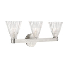 Crystorama - LOT-703-PN - Applique murale trois lumières - Lotus - Nickel poli