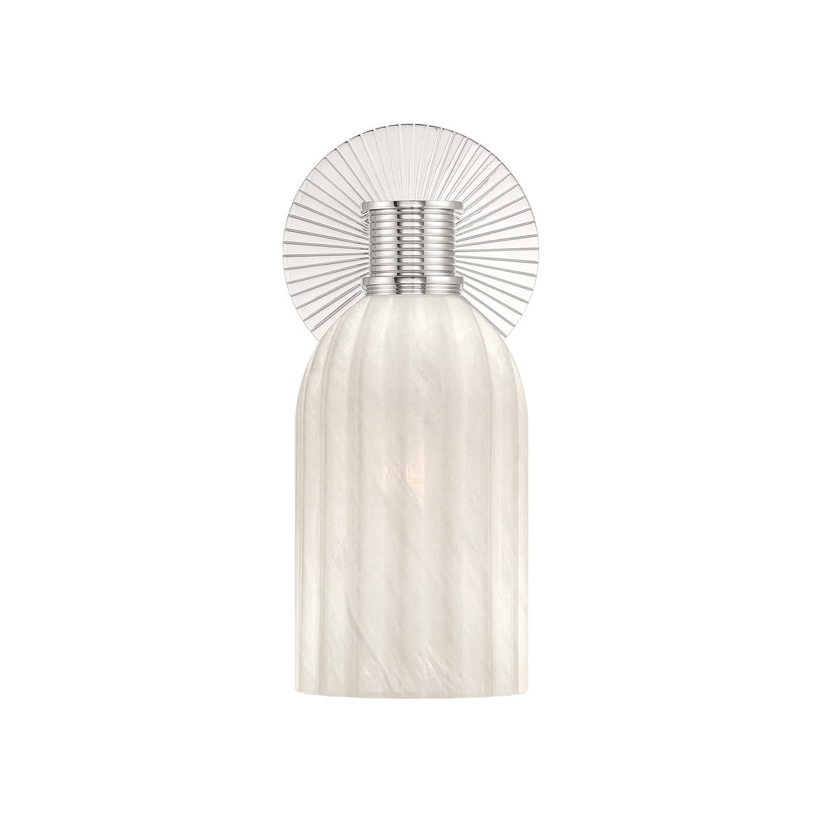 Crystorama - LOT-711-PN - One Light Wall Sconce - Lotus - Polished Nickel