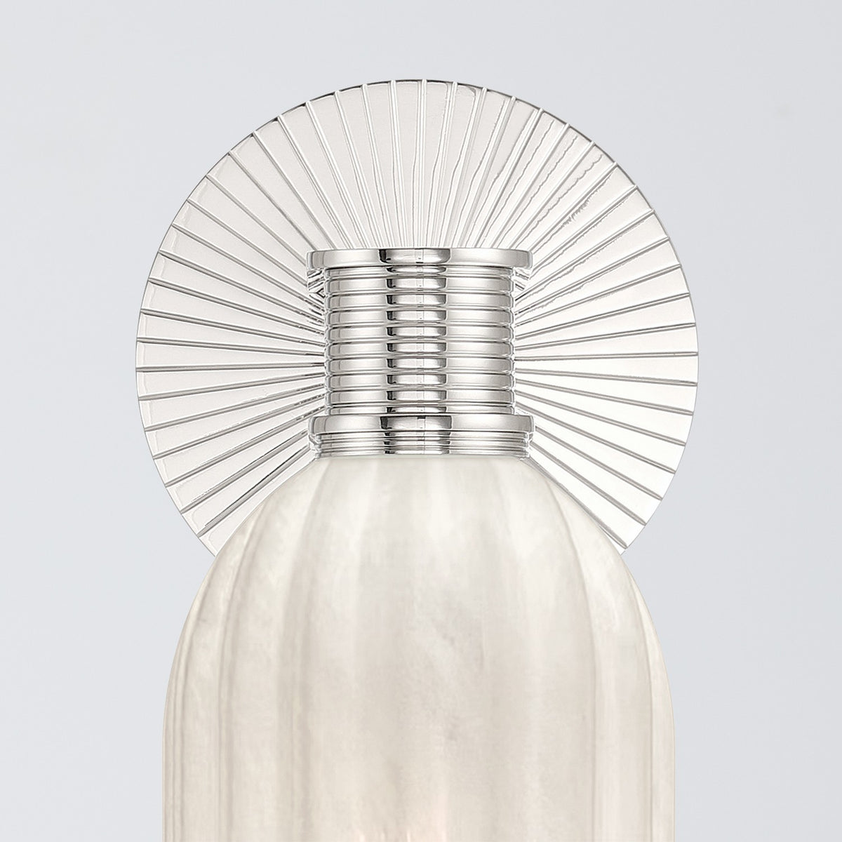 Crystorama - LOT-711-PN - One Light Wall Sconce - Lotus - Polished Nickel