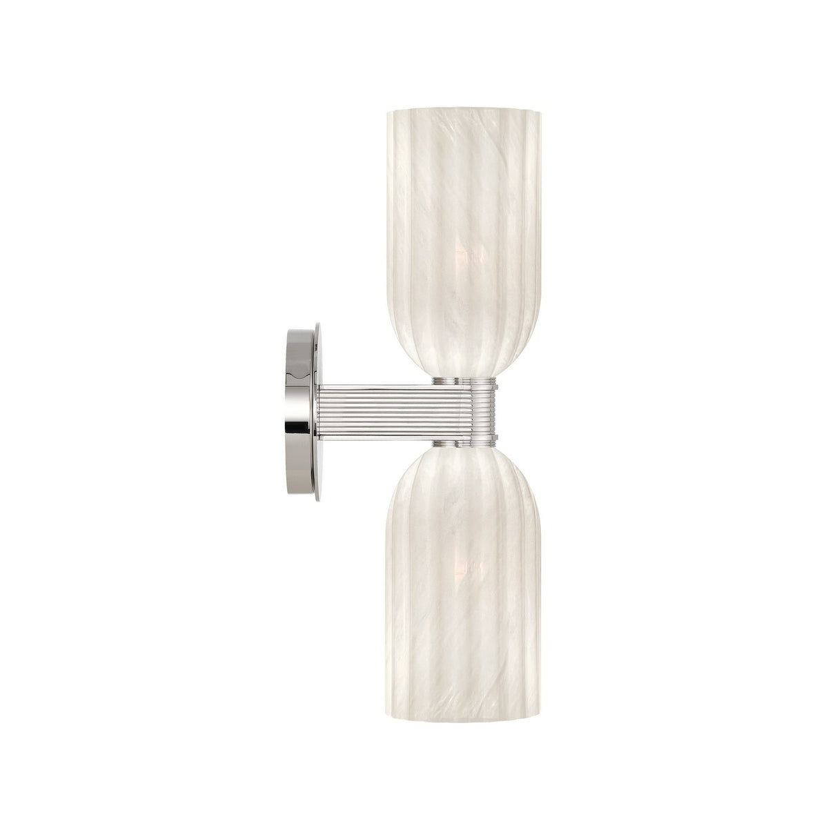 Crystorama - LOT-712-PN - Two Light Wall Sconce - Lotus - Polished Nickel
