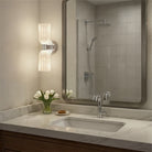 Crystorama - LOT-712-PN - Two Light Wall Sconce - Lotus - Polished Nickel