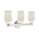 Crystorama - LOT-713-PN - Applique murale trois lumières - Lotus - Nickel poli