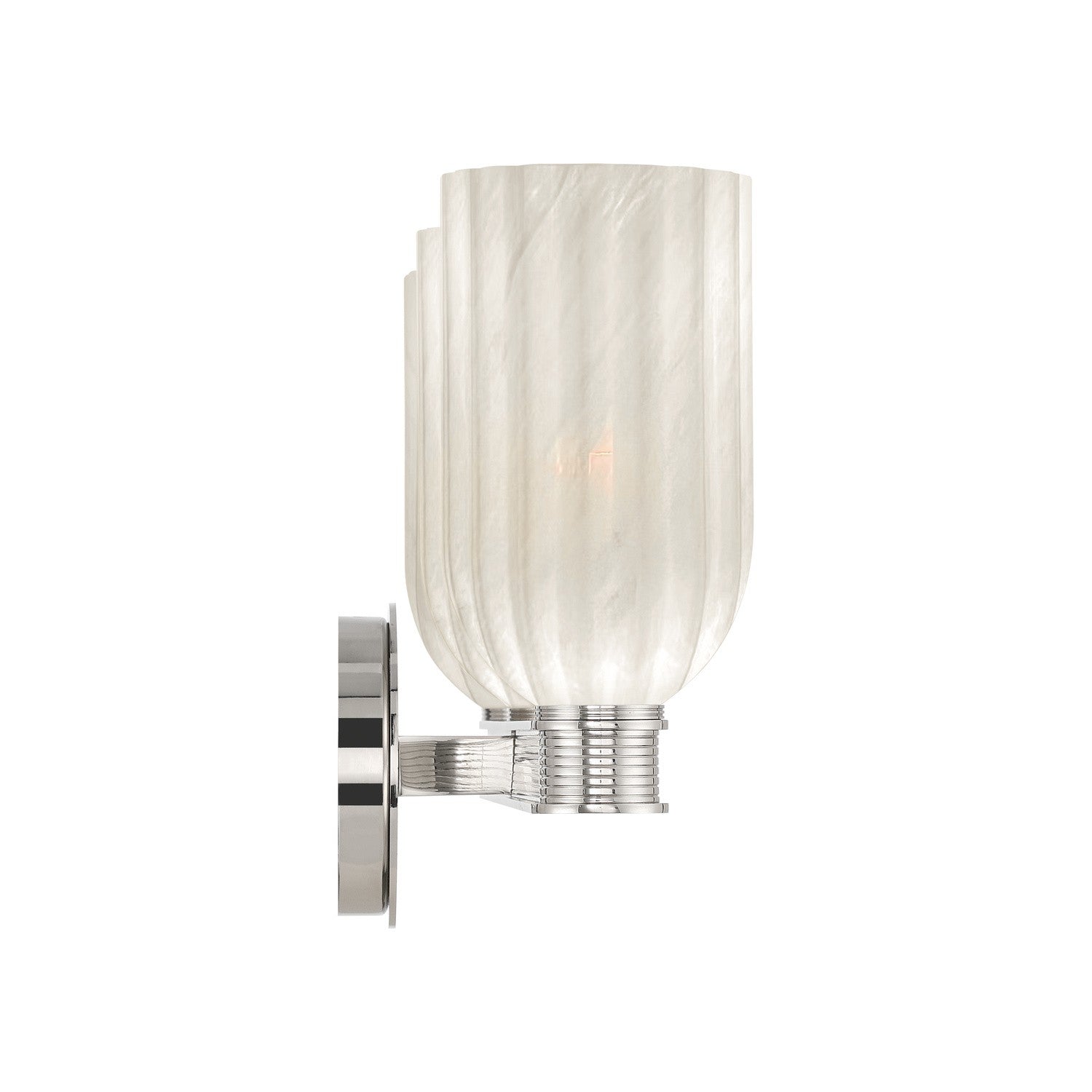 Crystorama - LOT-713-PN - Applique murale trois lumières - Lotus - Nickel poli