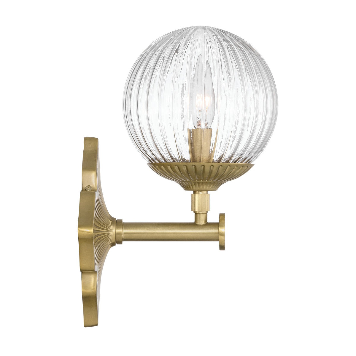 Crystorama - ORY-1001-AG-CL - One Light Wall Sconce - Orly - Aged Brass