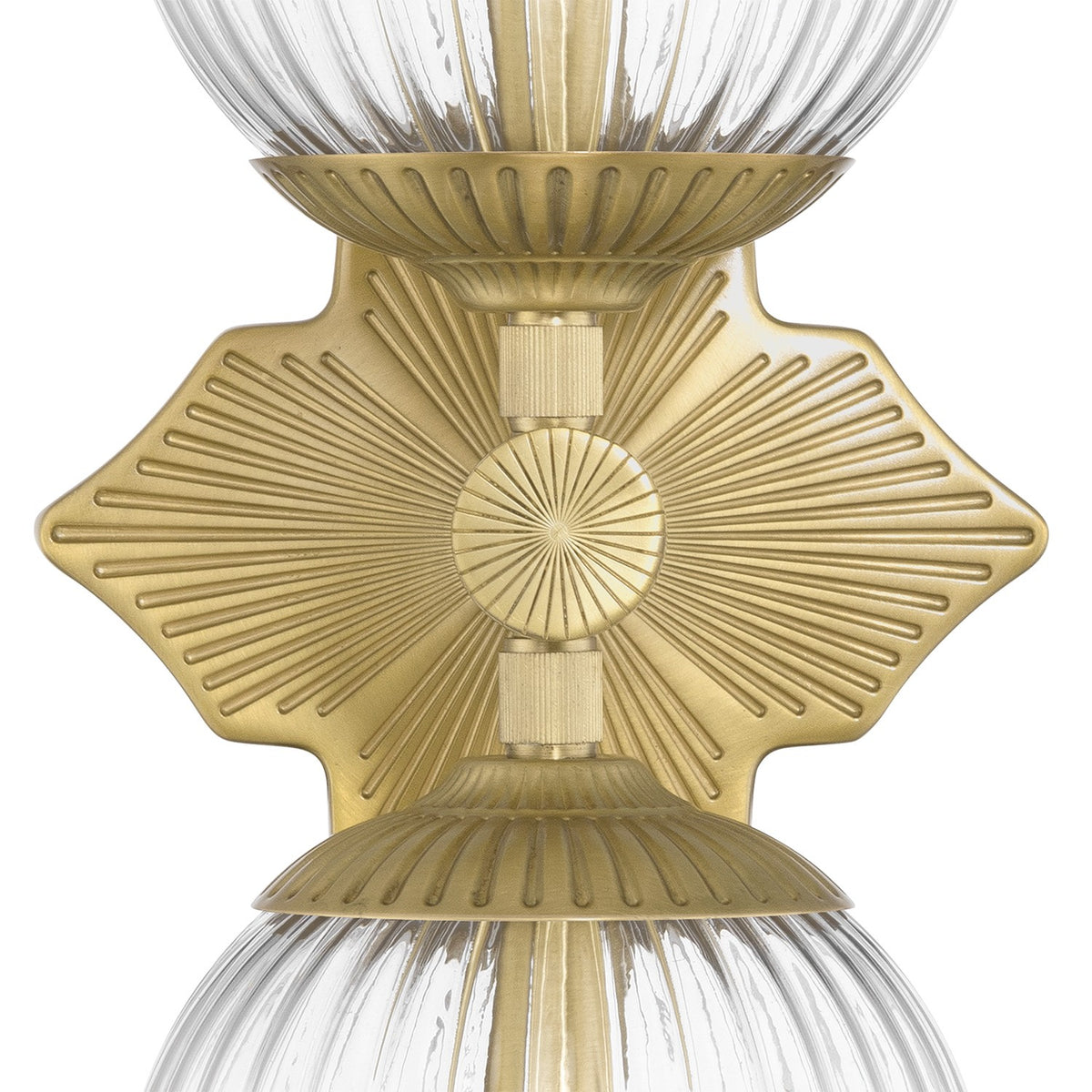 Crystorama - ORY-1002-AG-CL - Two Light Wall Sconce - Orly - Aged Brass