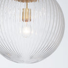 Crystorama - ORY-1007-AG-CL - One Light Pendant - Orly - Aged Brass