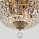 Crystorama - ROS-A1003-AG-CL-MWP - Trois lumières Plafonnier - Roslyn - Laiton vieilli