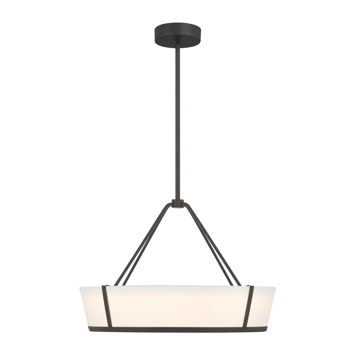 Crystorama - RYC-8106-CZ - LED Suspension - Royce - Bronze anthracite
