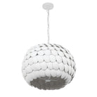 Crystorama - TAL-9404-MT - Cinq lumières Suspendu - Talia - Blanc mat