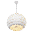 Crystorama - TAL-9404-MT - Cinq lumières Suspendu - Talia - Blanc mat