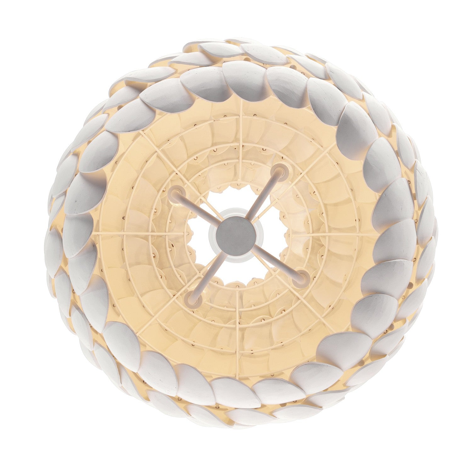 Crystorama - TAL-9404-MT - Five Light Chandelier - Talia - Matte White