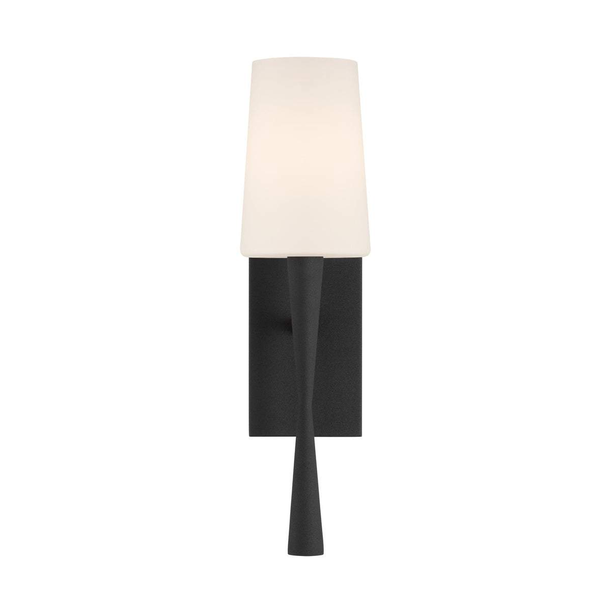 Crystorama - TRE-221-OP-BF - One Light Wall Sconce - Trenton - Black Forged