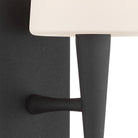 Crystorama - TRE-221-OP-BF - Une lampe Murale - Trenton - Forgé noir