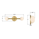 Crystorama - TRL-2801-LG - LED Bath - Terrell - Luxe Gold