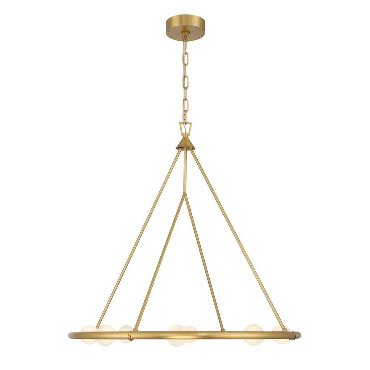Crystorama - TRL-2805-LG - LED Chandelier - Terrell - Luxe Gold