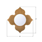 Crystorama - TUL-M100-BB - Miroir - Tullos - Laiton bruni