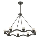 Crystorama - VNC-6508-NB - LED Suspendu - Vance - Bronze Noir