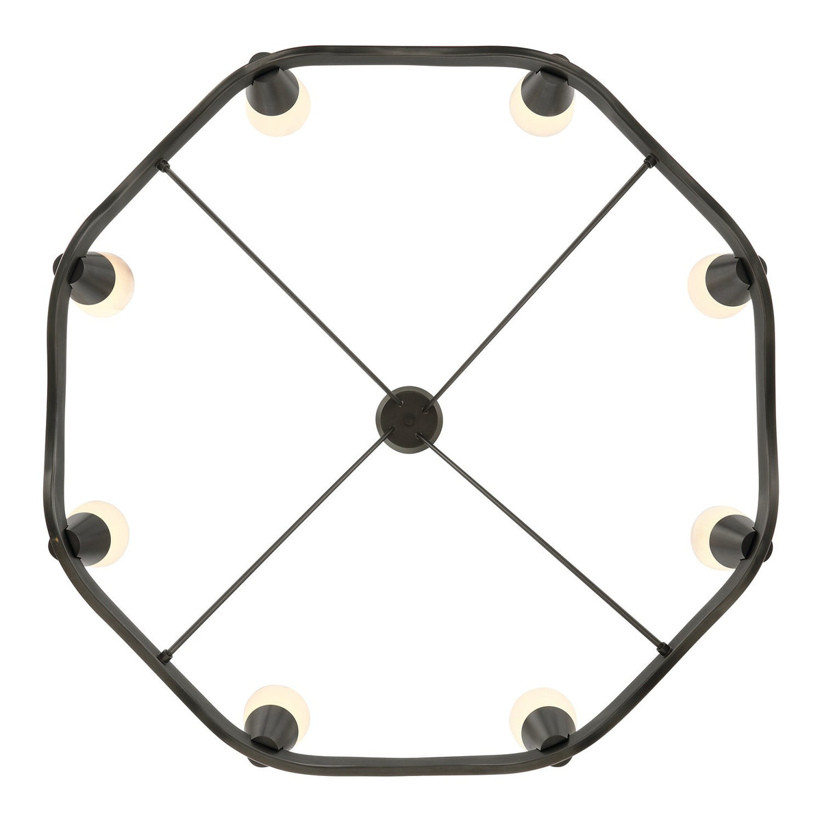 Crystorama - VNC-6508-NB - LED Chandelier - Vance - Bronze Noir