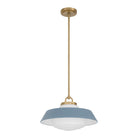 Crystorama - XAN-8006-VG-BL - Une lampe Suspension - Xander - Or vibrant
