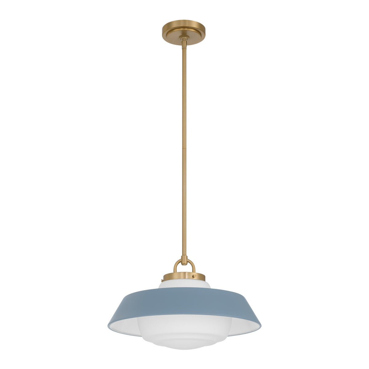 Crystorama - XAN-8006-VG-BL - Une lampe Suspension - Xander - Or vibrant