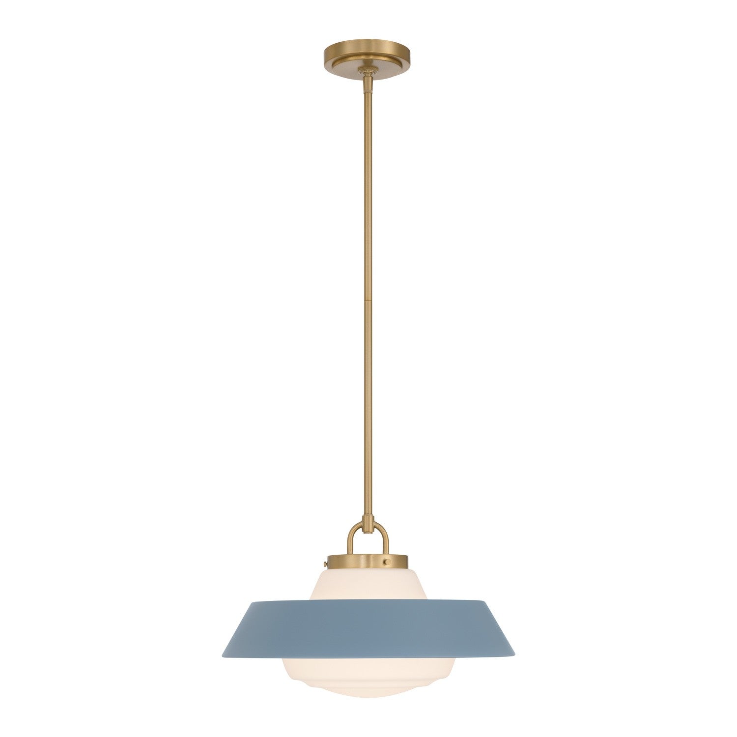 Crystorama - XAN-8006-VG-BL - Une lampe Suspension - Xander - Or vibrant