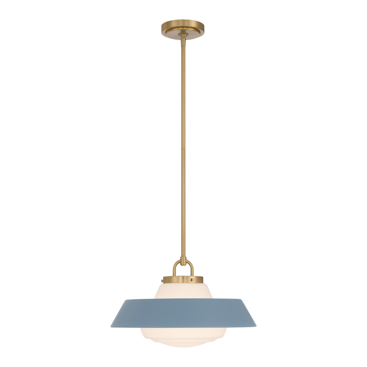 Crystorama - XAN-8006-VG-BL - Une lampe Suspension - Xander - Or vibrant