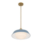 Crystorama - XAN-8006-VG-BL - Une lampe Suspension - Xander - Or vibrant
