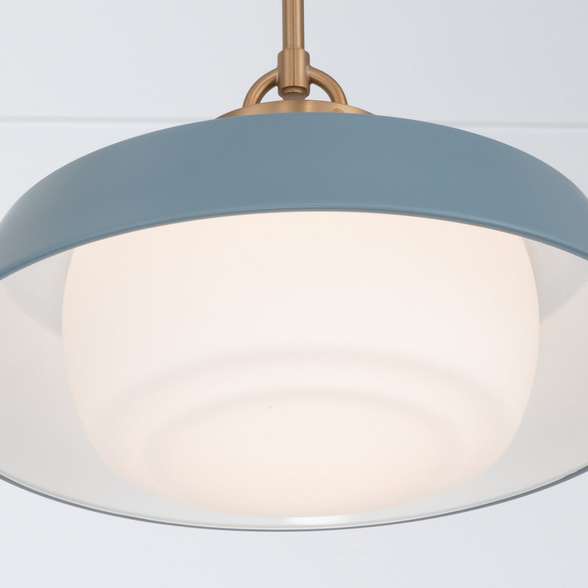 Crystorama - XAN-8006-VG-BL - Une lampe Suspension - Xander - Or vibrant